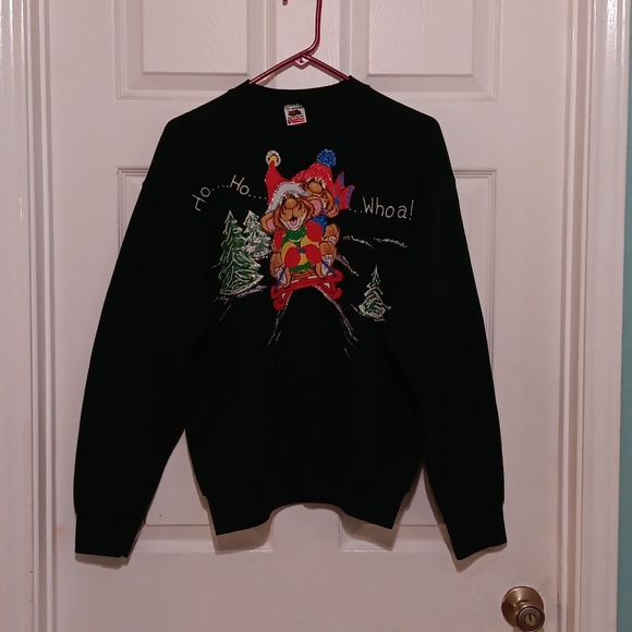 VINTAGE CHRISTMAS SWEASHIRT - Picture 2 of 8